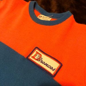 VINTAGE Denver Broncos Sweater XS